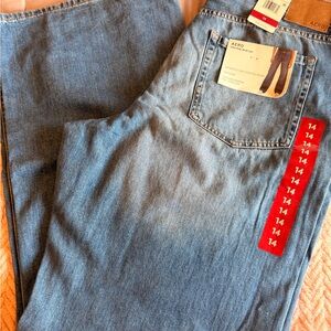 Aeropostale Women’s Light Blue High Rise Wide Leg Jeans
